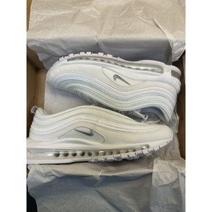 Nike Air Max 97 Triple White Wolf Grey Sneakers 921826-101 Men’s Size 8 Cosmetic